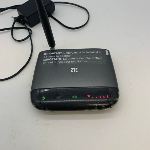 ZTE WF721 Wireless Home Phone Base | 4G LTE | External Antenna. Adapter