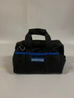 Mastercraft Tool Bag Soft Sided Black & Blue Portable Tool Tote w/ Zipper & Pockets - Image 2
