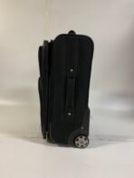 SwissGear Carry On Rolling Luggage Black 2-Wheel Softside Suitcase Travel Bag - Image 2