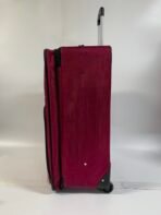 Tracker by Bentley 24” Rolling Suitcase Red Softside 2-Wheel Luggage Travel Bag - Image 4