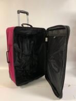 Tracker by Bentley 24” Rolling Suitcase Red Softside 2-Wheel Luggage Travel Bag - Image 5