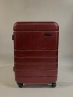 CHAMPS 21” Carry On Hardshell Spinner Luggage TSA Lock Burgundy Cabin Size - Image 2