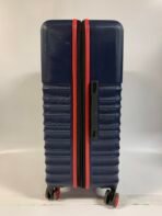 NAUTICA 25” Carry On Hardshell Spinner Luggage Navy Blue Red Trim Cabin Size - Image 5