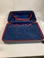 NAUTICA 25” Carry On Hardshell Spinner Luggage Navy Blue Red Trim Cabin Size - Image 7
