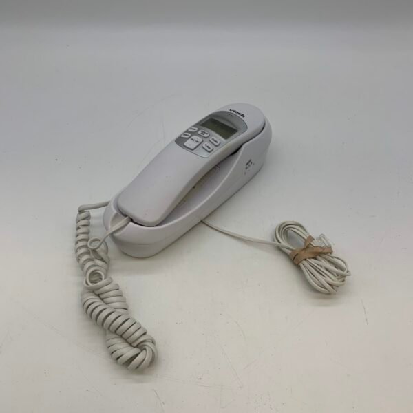 VTech Corded Landline Phone w/ Caller ID LCD Display White Wall Mount Desk