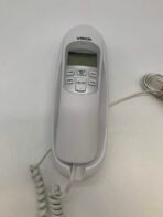 VTech Corded Landline Phone w/ Caller ID LCD Display White Wall Mount Desk - Image 6