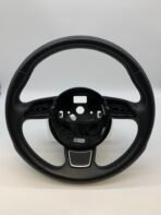 Genuine Audi A3 A4 A5 Leather Steering Wheel 8V0419091A OEM Black