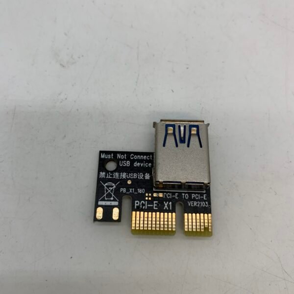 PCIe x1 to USB 3.0 Riser Adapter Card VER2103 Mining GPU Extender