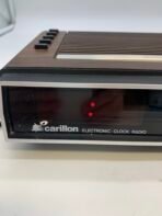 Vintage Carillon SR 670 Electronic Clock Radio 1981 Woodgrain LED Alarm - Image 9