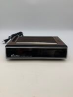 Vintage Carillon SR 670 Electronic Clock Radio 1981 Woodgrain LED Alarm - Image 2