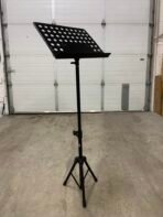 Adjustable Black Metal Music Stand Tripod Sheet Holder - Image 4