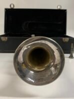 Vintage DEG Dynasty I Cornet Silver Plated w Case Lake Geneva WI - Image 5