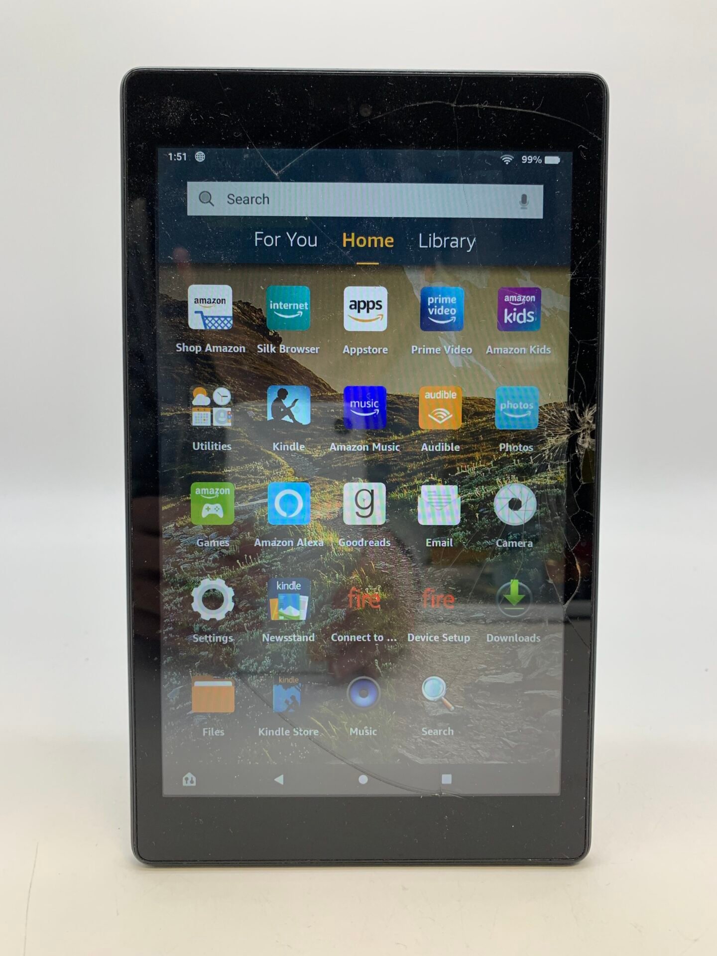 IMG_2199 Fire HD 8 (8th Gen) Tablet – Fully Working – Screen Cracked - Image 1