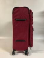 IT Expandable 24” Spinner Suitcase | 360° Wheels | Burgundy Softside Luggage - Image 3