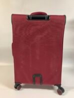 IT Expandable 24” Spinner Suitcase | 360° Wheels | Burgundy Softside Luggage - Image 4