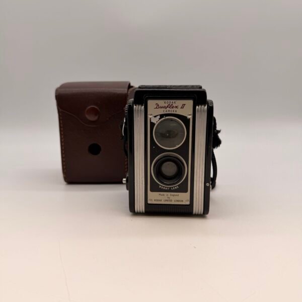Kodak Duaflex II Vintage TLR Camera Kodet Lens w/ Original Case 1950s