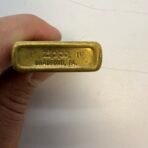 Vintage 1960 Brass Zippo Lighter Engraved Floral Made in USA - Image 5