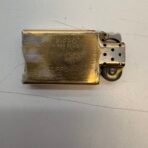Vintage 1960 Brass Zippo Lighter Engraved Floral Made in USA - Image 6