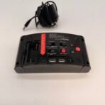 Digital LED Alarm Clock CR1008i Snooze Light USB Charger w Adapter Read