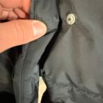 Post Card Italy Long Down Parka Fur Hood Black Womens Coat Made Italy - Image 6