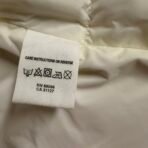 DKNY Pure Down Jacket Womens L White Puffer Coat 80% Down Winter - Image 6