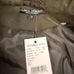Linea Domani Melanie Lyne Coat Women 14 Olive Green Zip Jacket - Image 5