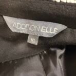 Addition Elle Blazer Womens Size 16 Black White Jacket Button Front - Image 7