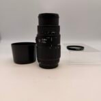 Sigma 70-300mm f/4-5.6 DL Macro Telephoto Zoom Lens + Hood Filter Clean