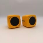 Sony Sports SRS-47G Portable Speakers Yellow Vintage Made Japan Pair