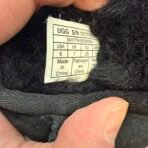 UGG Kids Classic Short Boots Black Size 8 Youth Shearling Winter - Image 5