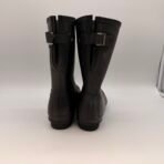 Hunter Original Short Black Rain Boots Women US 10 EU 42 Waterproof Rubber - Image 4