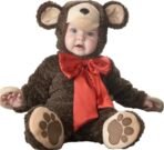 InCharacter Lil Teddy Bear Infant Costume 18M-2T Hooded Bodysuit