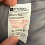 Mountain Warehouse Kids Puffer Jacket Black Hooded 7-8Y Water Resistant - Image 8