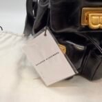 Brandon Blackwood Mini Backpack Black Leather Gold Hardware New w/ Dust Bag - Image 4
