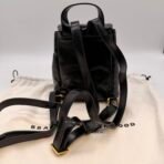 Brandon Blackwood Mini Backpack Black Leather Gold Hardware New w/ Dust Bag - Image 6