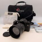 Canon EOS Rebel G 35mm Film Camera + Sigma 28-80mm Lens Bag Manuals