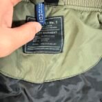 H&M DB Supply No.1 Bomber Jacket Olive Green Men’s Small Padded Coat - Image 4