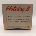 Mansfield Holiday II 8mm Cine Turret Camera w Box Japan Film Camera - Image 9