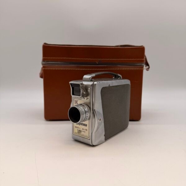Vintage Keystone Bel Air K-42 Magazine 8mm Movie Camera w Case USA