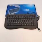 PowerData Mini Multimedia USB Keyboard Compact Ergonomic Wired