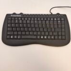 PowerData Mini Multimedia USB Keyboard Compact Ergonomic Wired - Image 2