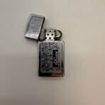 Zippo Lighter 2004 C 04 Bradford PA Engraved Floral USA