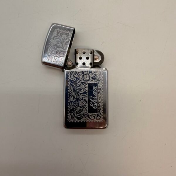Zippo Lighter 2004 C 04 Bradford PA Engraved Floral USA