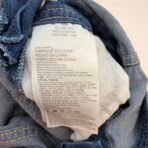 Levi’s Baby Denim Short Overalls 18M Blue Adjustable Logo Straps 80–86cm - Image 6