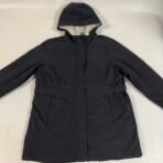 Denver Hayes Women’s Long Hooded Winter Coat Sherpa Lined Black – Size XL - Image 3