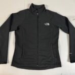 North Face Jacket Womens Size Large Black Apex Softshell Full Zip Fleece Lined - Image 2