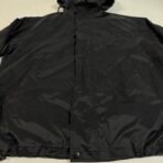Forever 21 Men Black Nylon Hooded Windbreaker Jacket Size S – Like New - Image 3