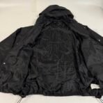 Forever 21 Men Black Nylon Hooded Windbreaker Jacket Size S – Like New - Image 5