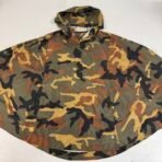 Herschel Camo Rain Poncho Hooded Packable M/L – Like New - Image 4