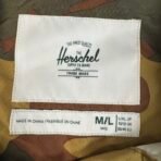 Herschel Camo Rain Poncho Hooded Packable M/L – Like New - Image 8